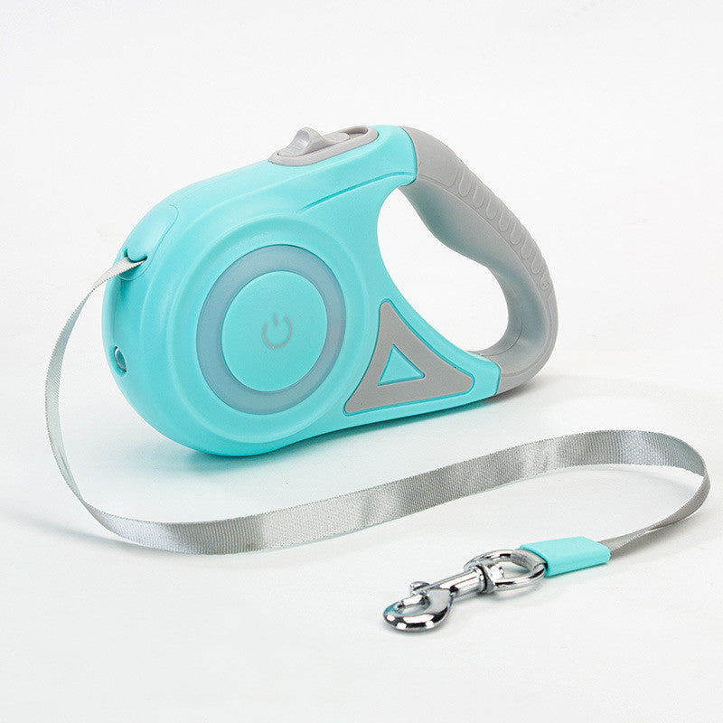 GlowWag – Laisse LED Rétractable Avec Collier Pour Chiens