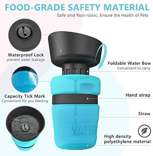 DrinkEase – Distributeur D Eau Portable Pour Chiens 520 Ml