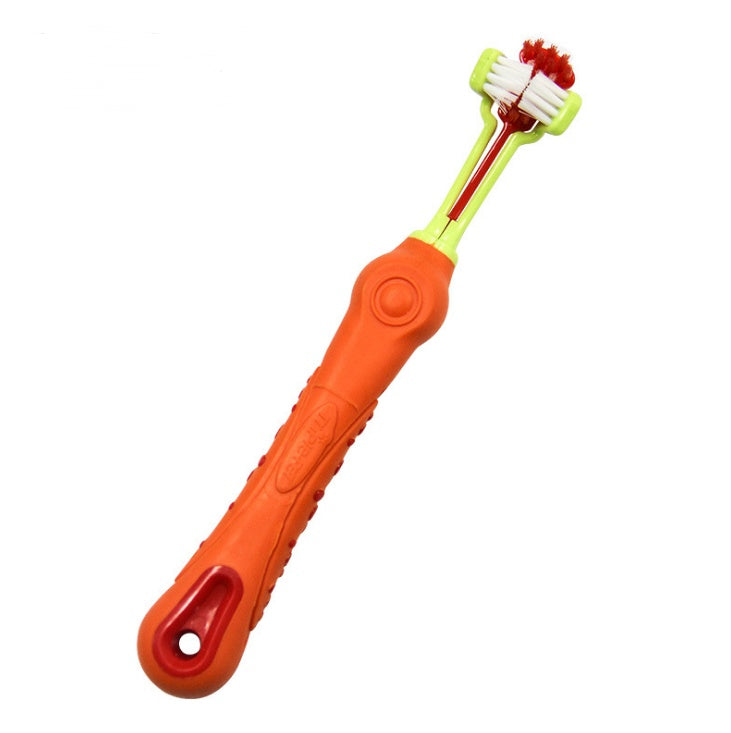 DENTAL-PAW – Brosse 3 Faces pour Soin Dentaire Animaux