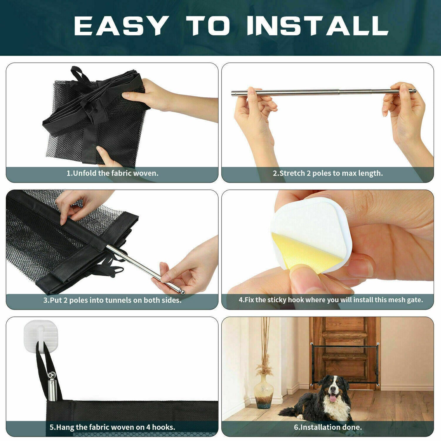 ZenPet Barrier – Filet Sécurité Maison