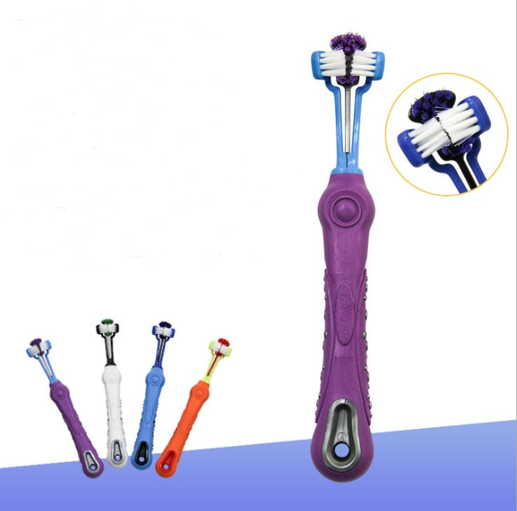 DENTAL-PAW – Brosse 3 Faces pour Soin Dentaire Animaux