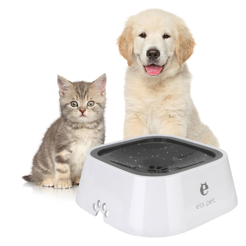 AquaPet Flow - Bol D'Eau Flottant Anti-Débordement Pour Animaux