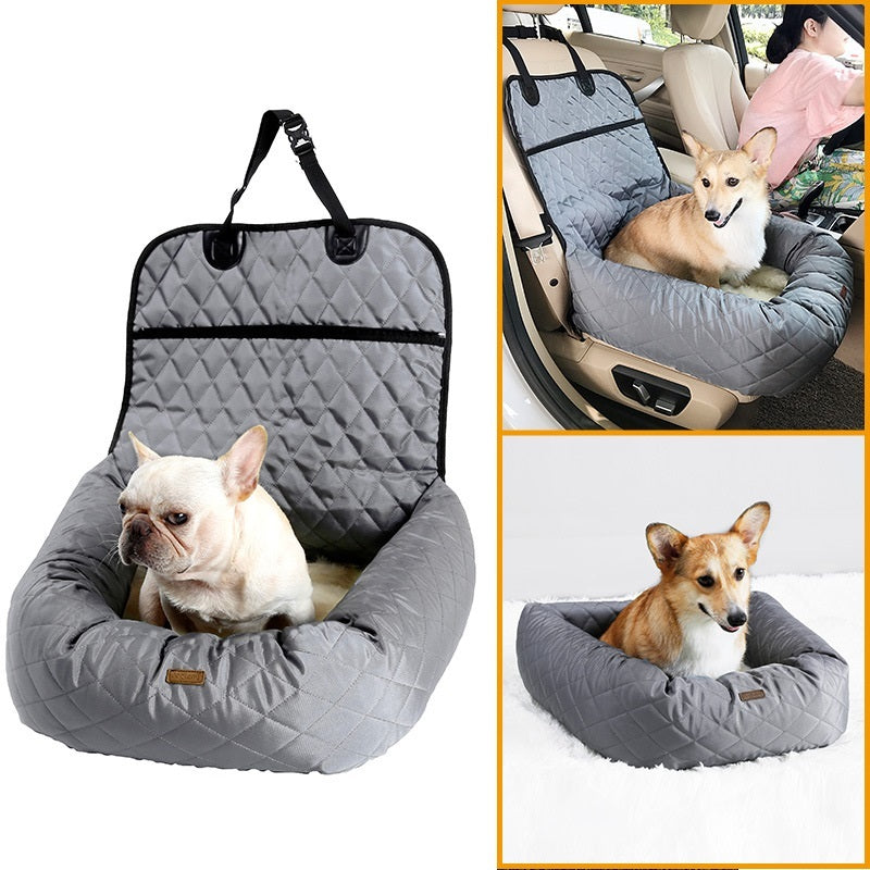 TravelPaws – Siège & Lit 2-en-1 pour Animaux Confortable
