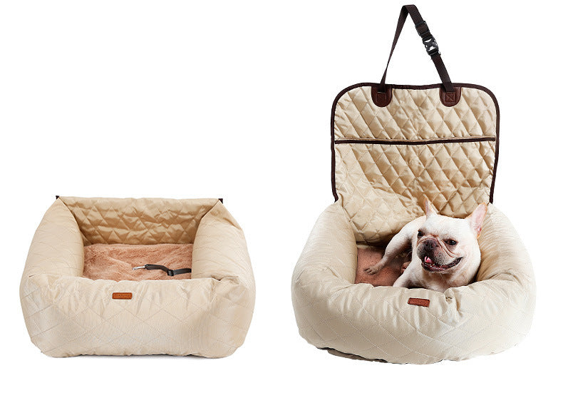 TravelPaws – Siège & Lit 2-en-1 pour Animaux Confortable