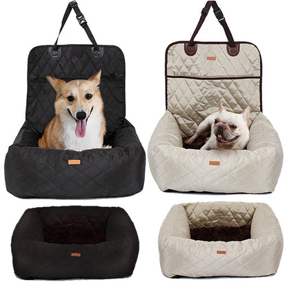 TravelPaws – Siège & Lit 2-en-1 pour Animaux Confortable