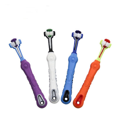 DENTAL-PAW – Brosse 3 Faces pour Soin Dentaire Animaux