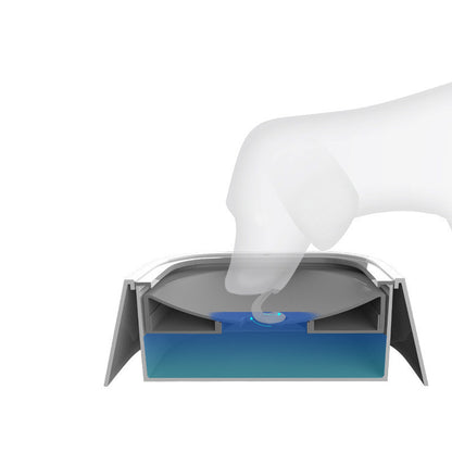 AquaPet Flow - Bol D'Eau Flottant Anti-Débordement Pour Animaux