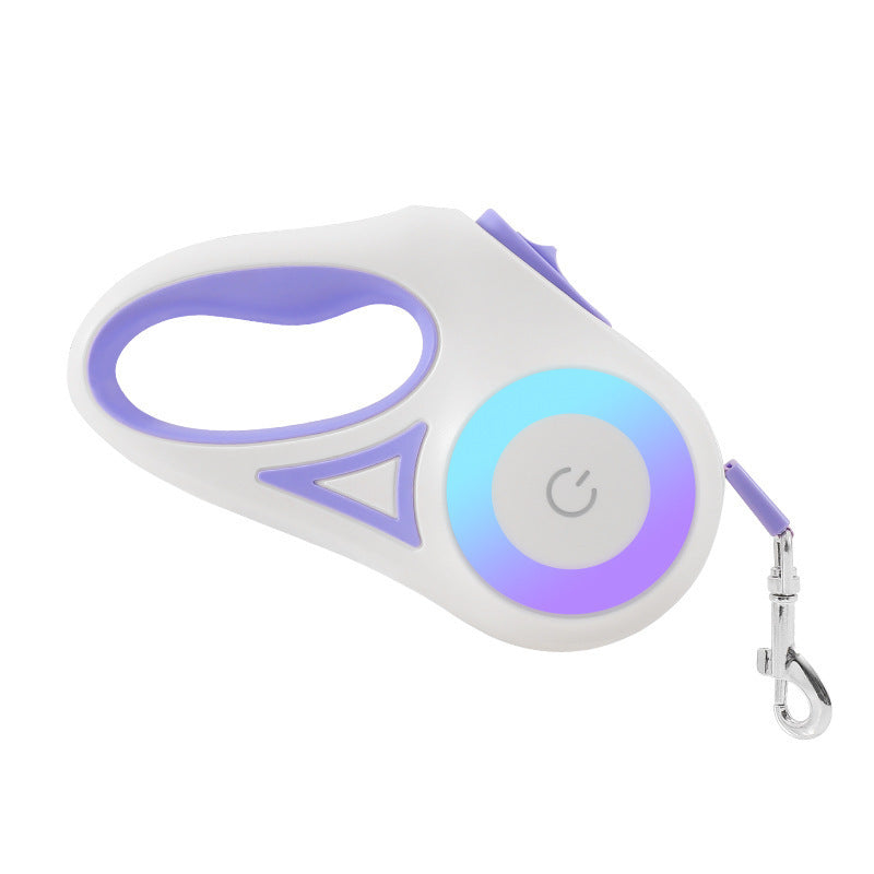 GlowWag – Laisse LED Rétractable Avec Collier Pour Chiens