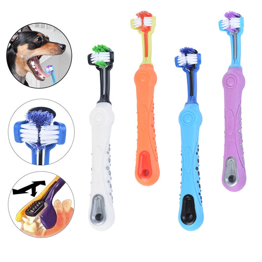 DENTAL-PAW – Brosse 3 Faces pour Soin Dentaire Animaux