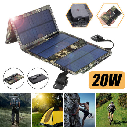 En plein air Mobile Téléphone Panneau Solaire De Charge Sac Petite Taille Portable Panneau Solaire Pliant Sac