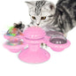 PawSpin – Jouet Rotatif 3-en-1 Pour Chats Actifs