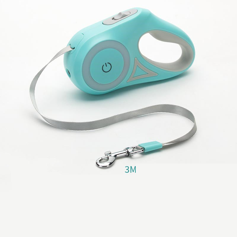 GlowWag – Laisse LED Rétractable Avec Collier Pour Chiens